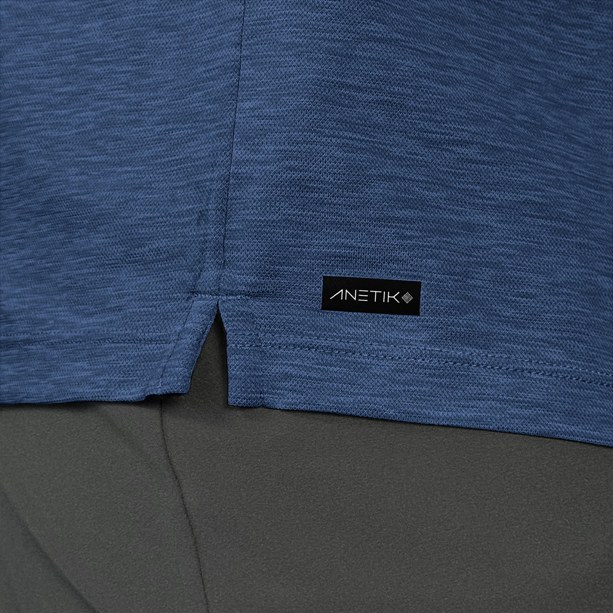 NAVY HEATHERED
